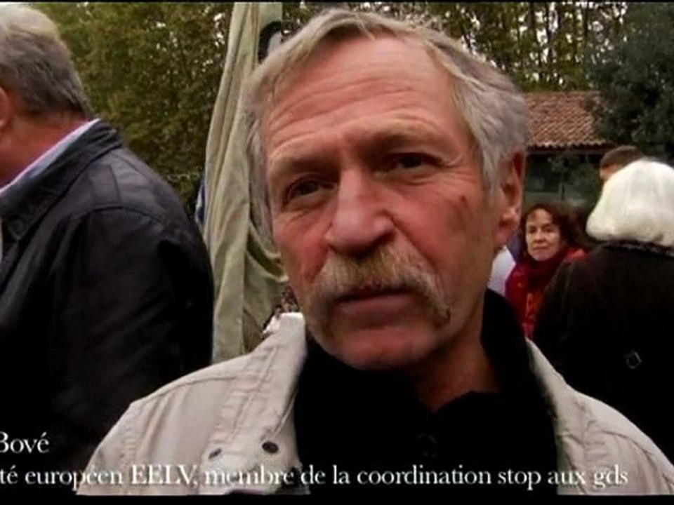 Stop au gaz de schiste / huiles lourdes, itw EELV José Bové / Hervé Ozil