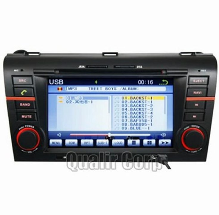04-09 Mazda 3 DVD Player + GPS Navigation system + 7" Digital Touchscreen reviews