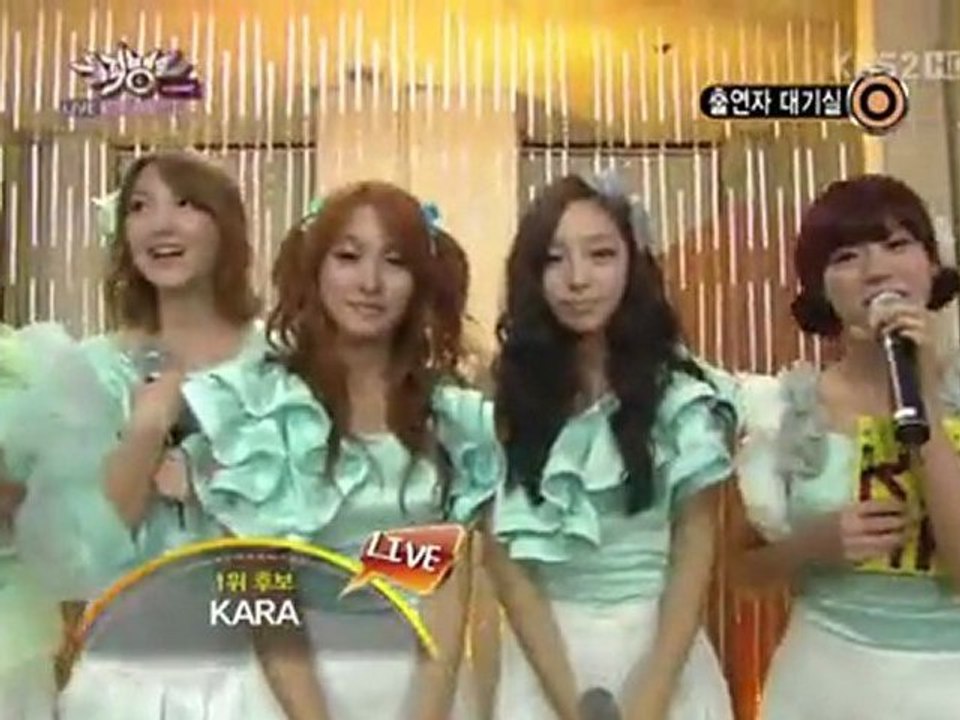 [110916] KARA Backstage @Music Bank