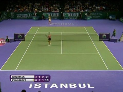 Zvonareva batte Wozniacki - Finali WTA