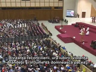 Benedict al XVI-lea: Assisi: Întâlnire în favoarea păcii