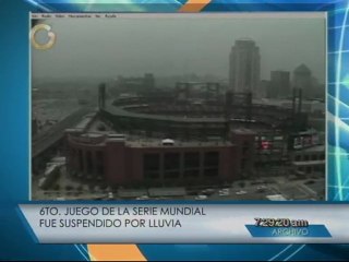 Suspendido juego de Grandes Ligas