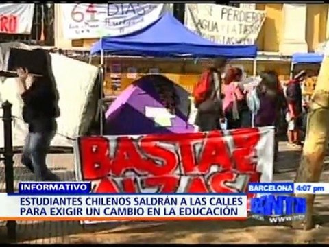 Estudiantes chilenos saldrán a las calles para exigir un cambio en la educación - NTN24.com