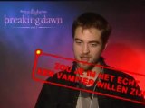 Robert Pattinson habla con deredactie (Subtitulada)