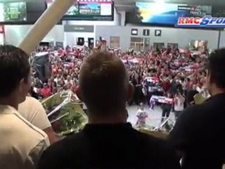 Retour des joueurs de Montpellier et Biarritz