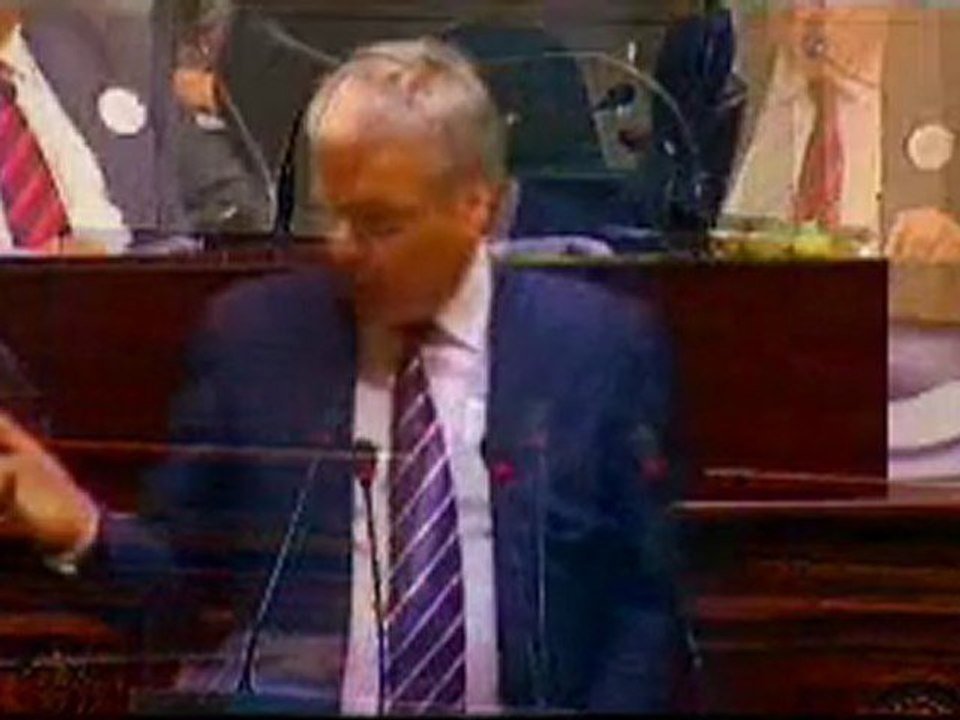 11-10-27 - Question d'actualité sur l'implication de la Belgique face à la crise financière