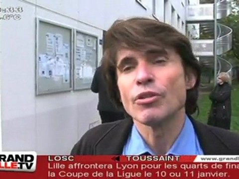 Arno Klarsfeld en visite à Tourcoing