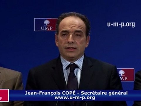 UMP - Déclaration de Jean-François Copé suite à l'intervention de Nicolas Sarkozy