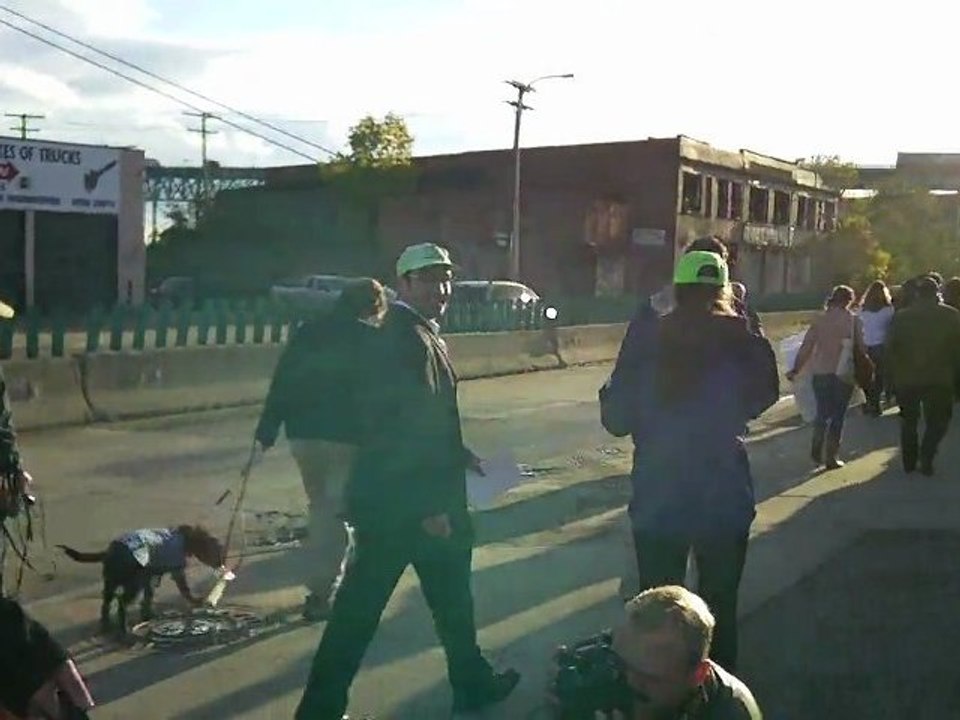 Occupy Fort Street & Matty Moroun  10-27-11 - Part 2