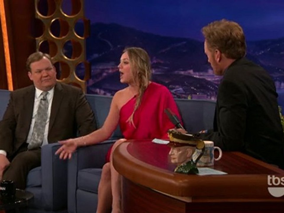 Kaley Cuoco on Conan - October 17