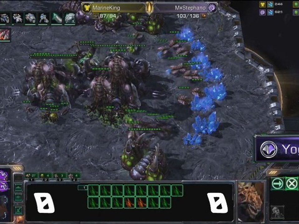 1/2 Finale ESWC 2011 :  Stephano vs MarineKing Game 1