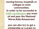 How to get CNA Training Certificate Certification