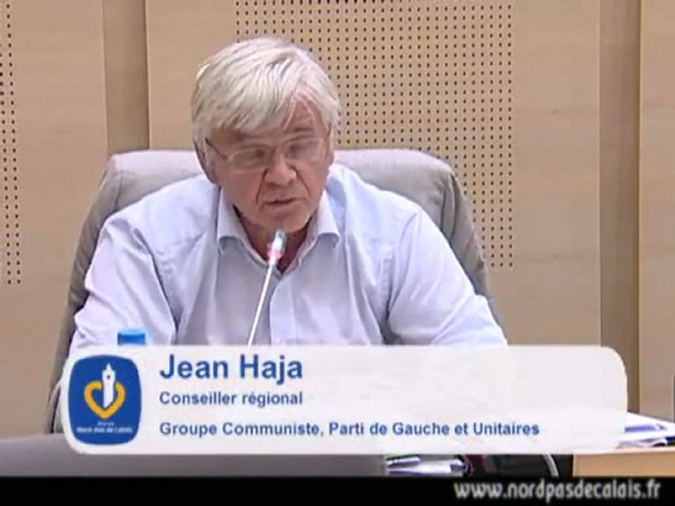 Interventions Cathy Apourceau-Poly et Jean Haja pleniere automobile 08-09-11