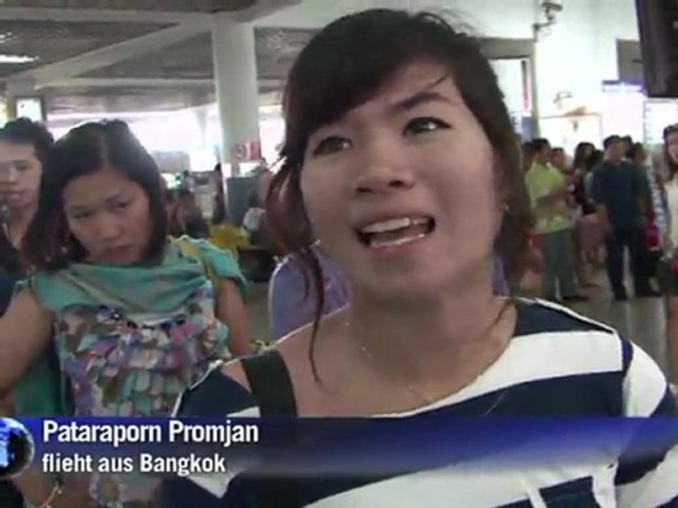 Flucht vor den Fluten: Bangkoker verlassen die Stadt