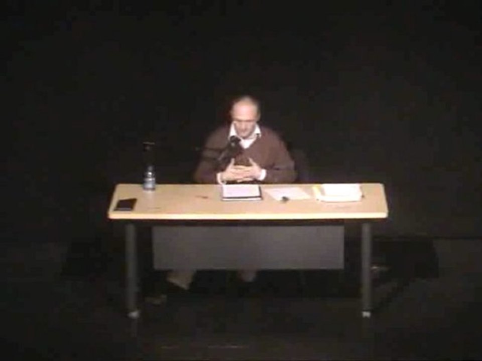 Conférence de Philippe Grandcoing - Bfm de Limoges - 20 octobre 2011 / Partie1