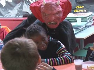 Repas d'Halloween au restaurant municipal