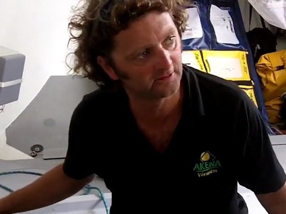 Visite AKENA Verandas à l'arrivée de la Route du Rhum 2010