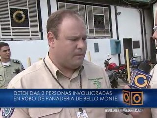 Capturados ladrones de Bello Monte