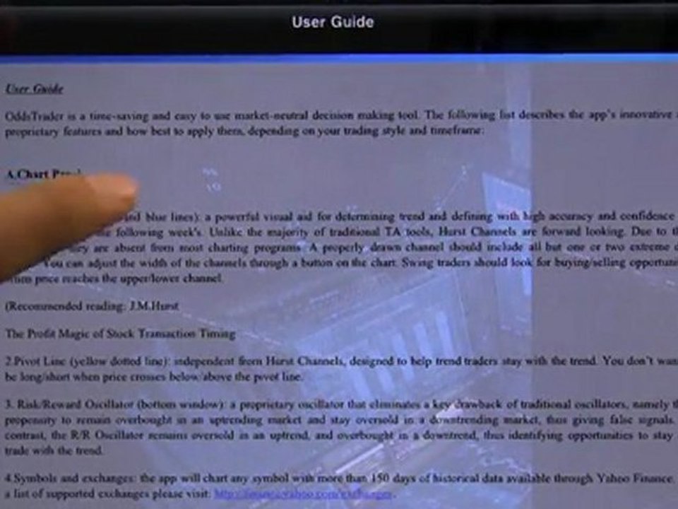 Odds Trader iPad App Demo - DailyAppShow
