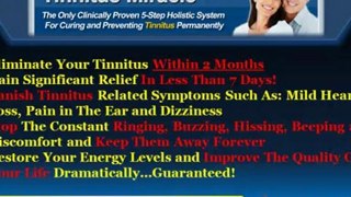 Ringing in ears causes - Tinnitus treatment
