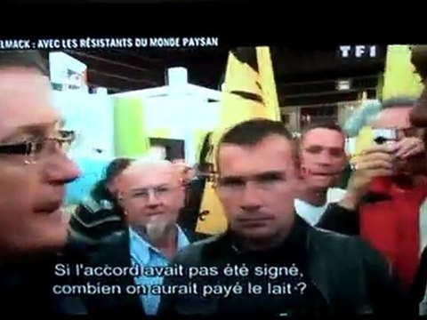 Harry Roselmack accompagne les agriculteurs de l'Apli