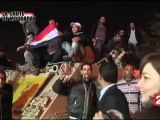 La place Tahrir exulte après la démission de Moubarak