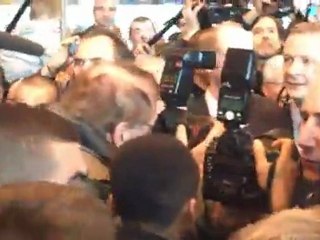 Arrivée triomphale de Jacques Chirac au Salon de l'Agriculture
