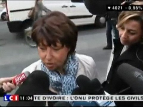 Le lapsus de Martine Aubry