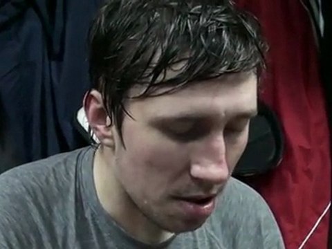 Денис Бодров после игры с к.Салават Юлаев 28.10.11.