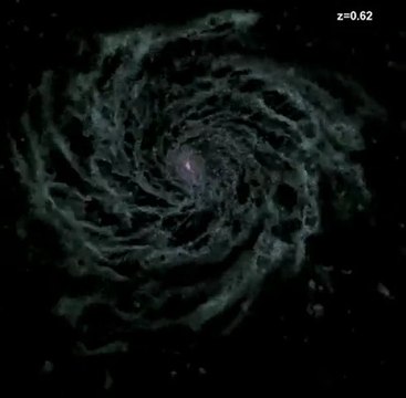 Modélisation de la formation d'une galaxie spirale 1