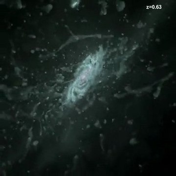 Modélisation de la formation d'une galaxie spirale 2