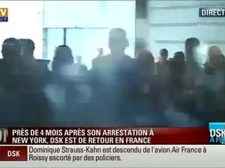 Dominique Strauss-Kahn de retour en France