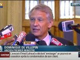 Les premières déclarations de Dominique de Villepin après l'annonce de sa relaxe