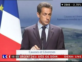Sarkozy confirme le retrait de trois licences d'exploitation de gaz de schiste