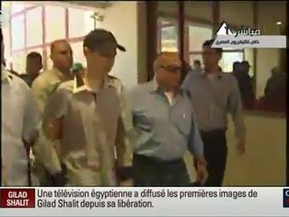 Les premières images de Gilad Shalit libéré