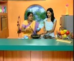 Andhra Recipes - Prawns Fried Rice - Khajoor Halwa - 03