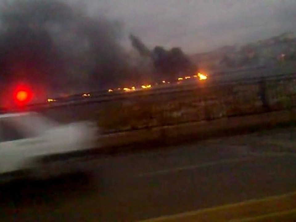 Çerkezköy Halk Pazarında Yangın (cerkezkoytv.com)