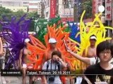 Taiwan gay pride parade calls for end to... - no comment