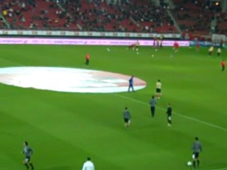 Προθέρμανση των δύο ομάδων