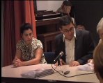 Entrega de firmas de cargos públicos a familiares de los cinco cubanos presos en EEUU