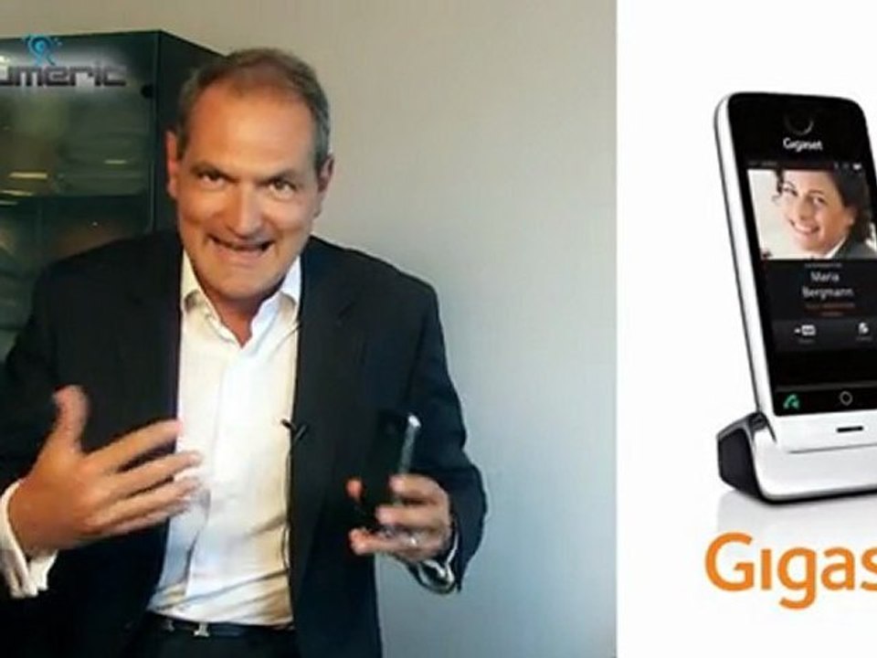 Gigaset L 410 clip mains-libres pour DECT – SL 910 téléphone sans fil DECT tactile