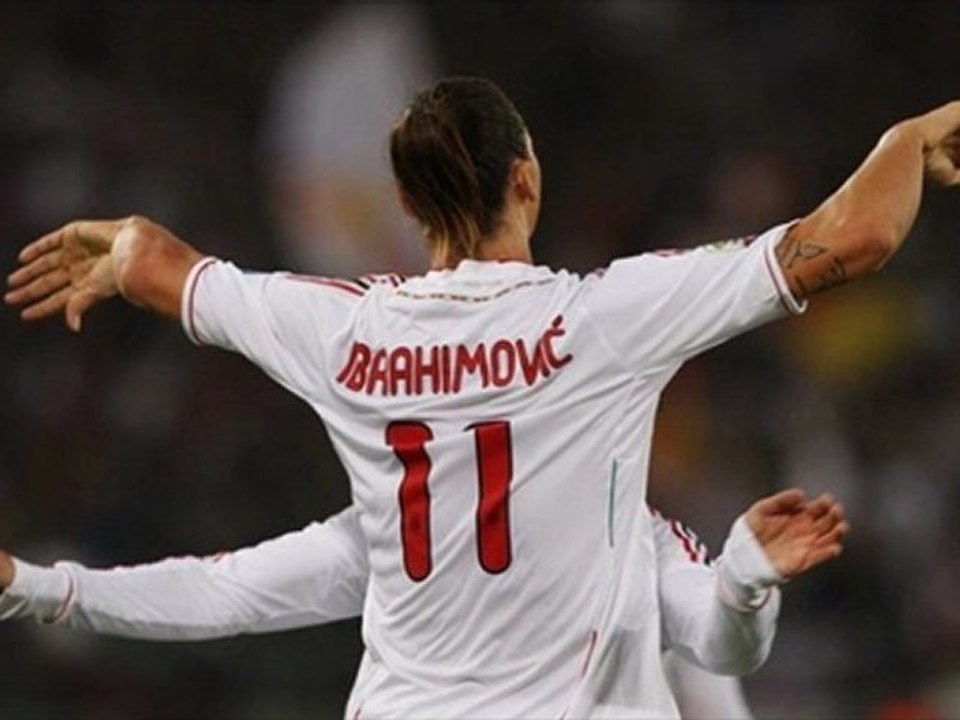 AS Roma 2-3 AC Milan Ibrahimovic double, Nesta, Burdisso, Bojan scored