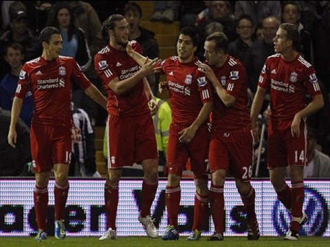 Westbrom 0-2 Liverpool Adam penalty, Carroll great-finish