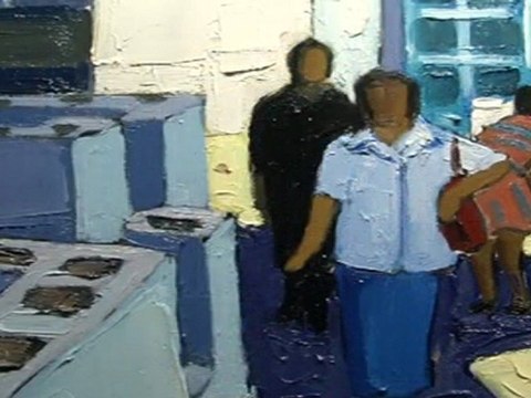 Exposition Jean-Claude Quilici à la galerie de peinture Mickaël Marciano à Marseille.