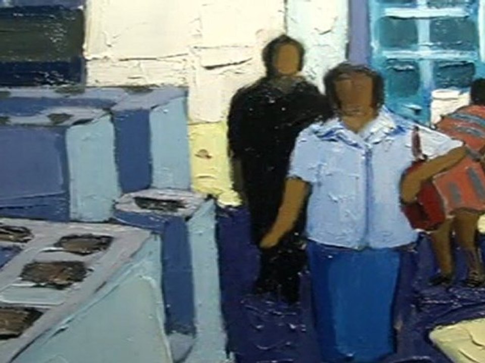 Exposition Jean-Claude Quilici à la galerie de peinture Mickaël Marciano à Marseille.