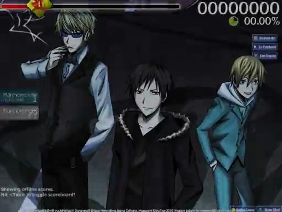 Osu! ~ Durarara!! (Theatre Book) - Uragiri no Yuuyake (TV size)