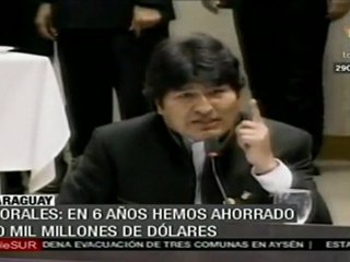 Morales apoyó a Correa en incidente con Pamela Cox