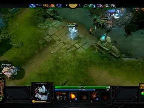 Finale DOTA 2 à L'ESWC 2011 Navi vd Ehome Game 1