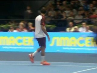 Tsonga batte Brands - Vienna, semifinali