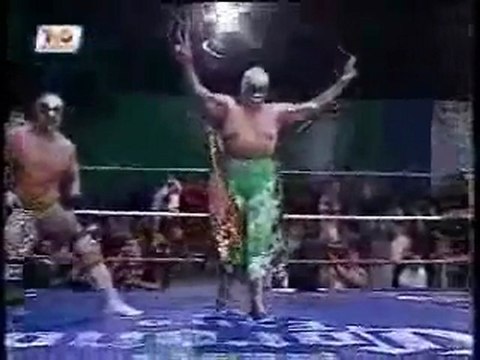 Mil Mascaras & Dr Wagner Jr vs Dos Caras & Canek. pt1